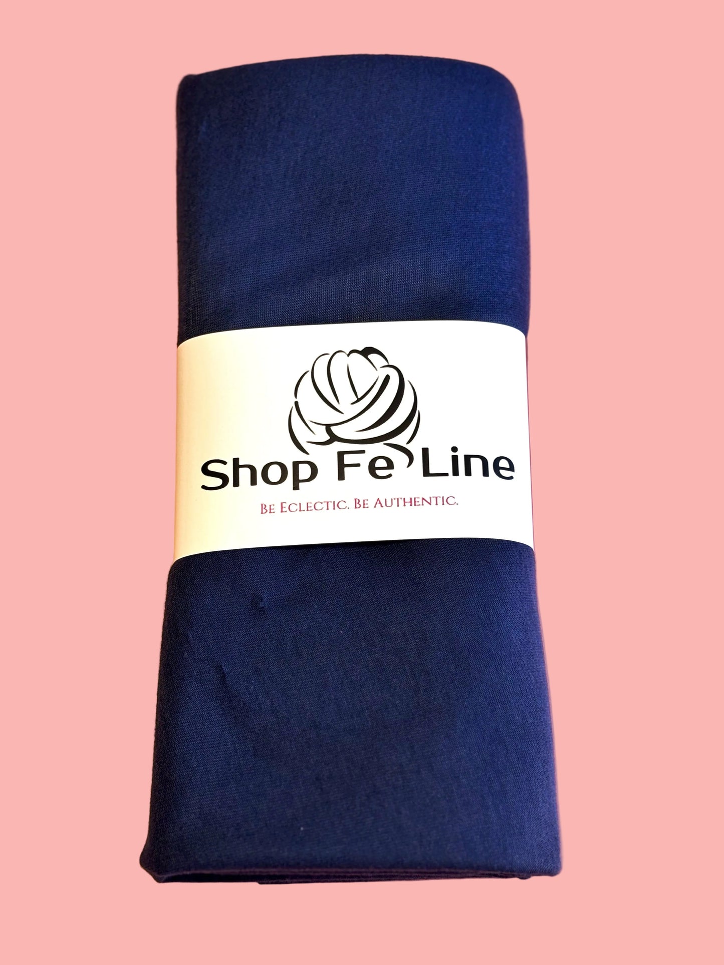 Navy Stretch Knit Headwrap
