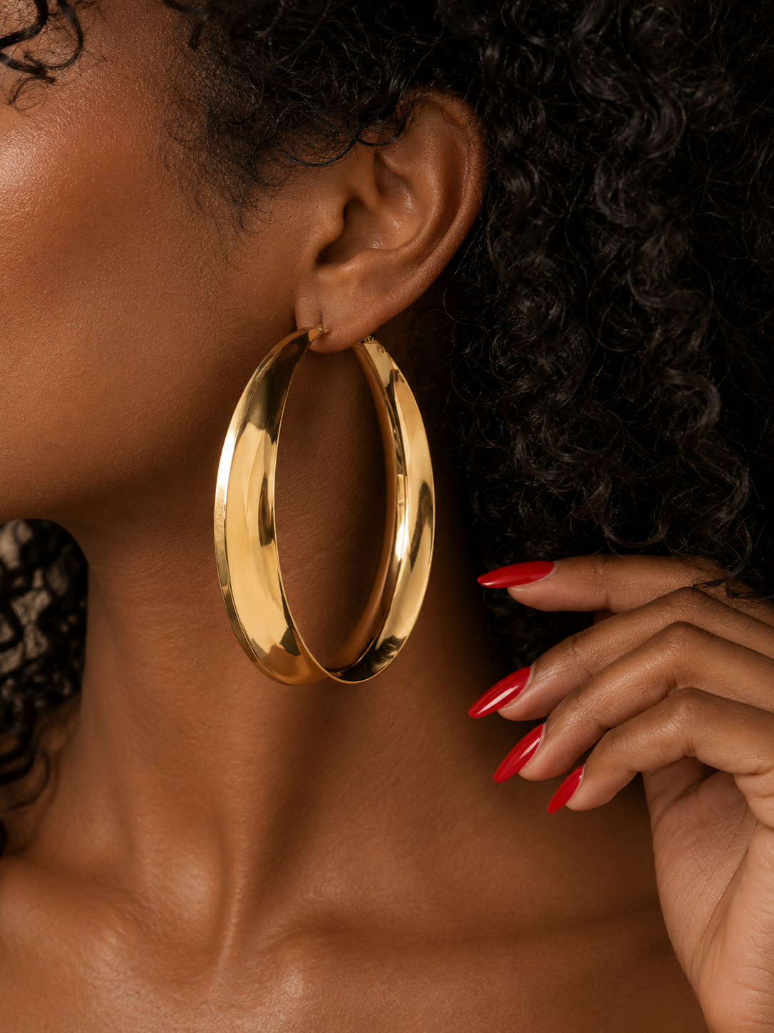 Oversized Hoop Earrings