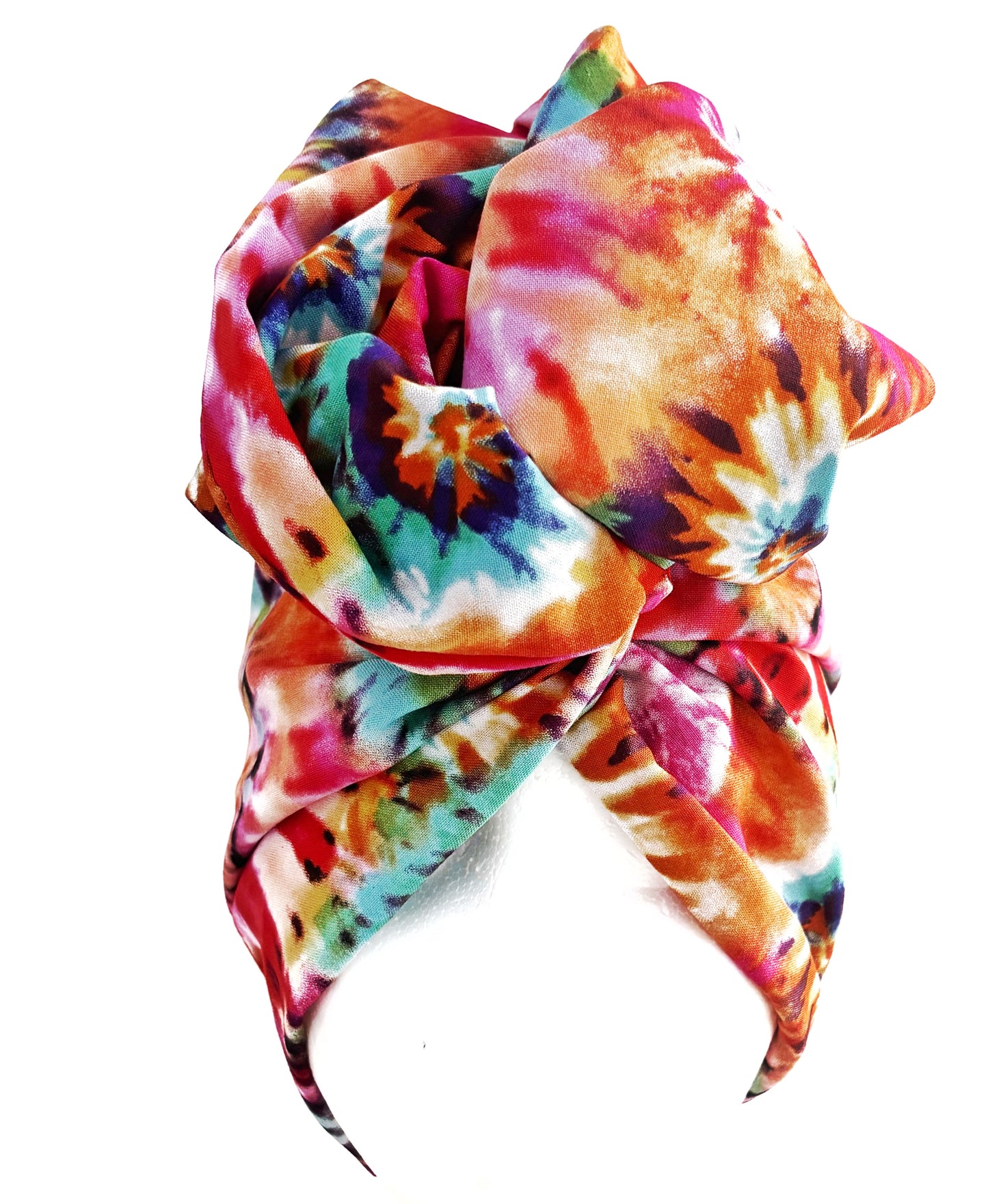 Tie Dye Wire Headwrap