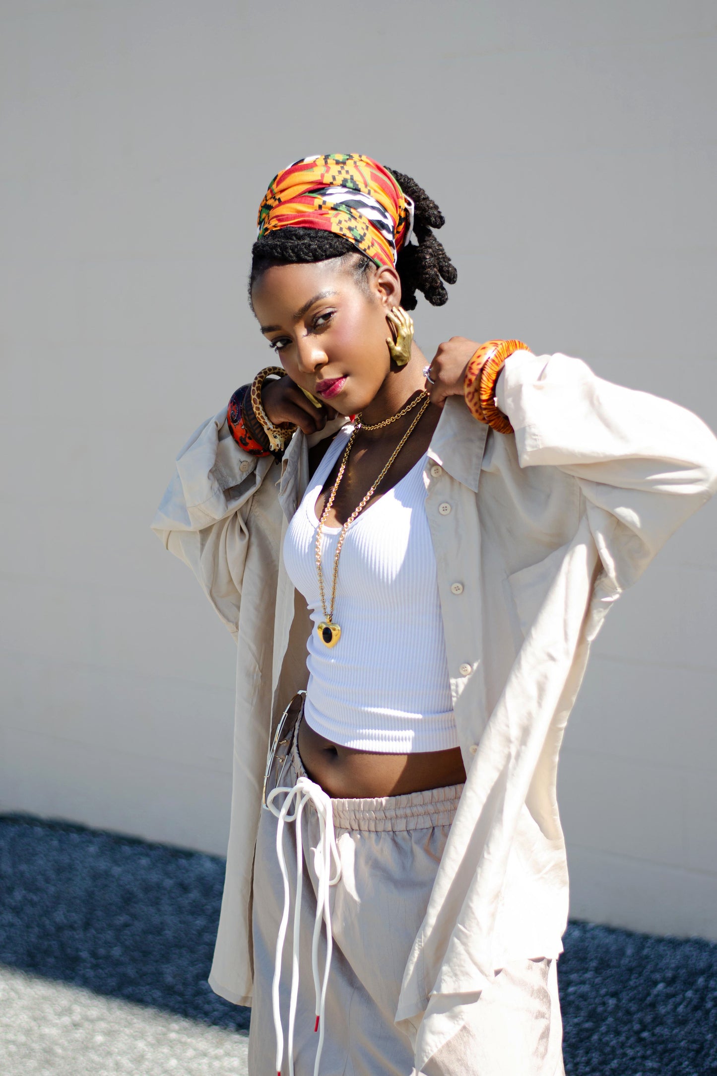 Fatima Stretch Knit Headwrap