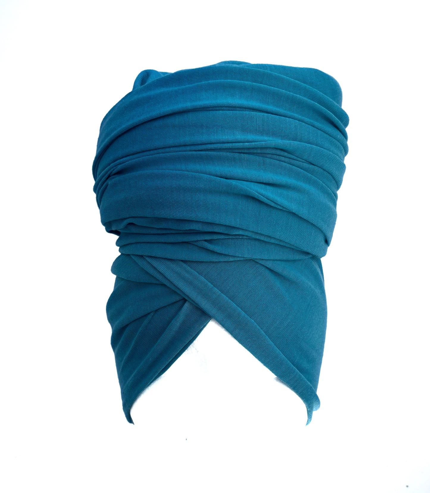 Mermaid Blue Stretch Knit Headwrap