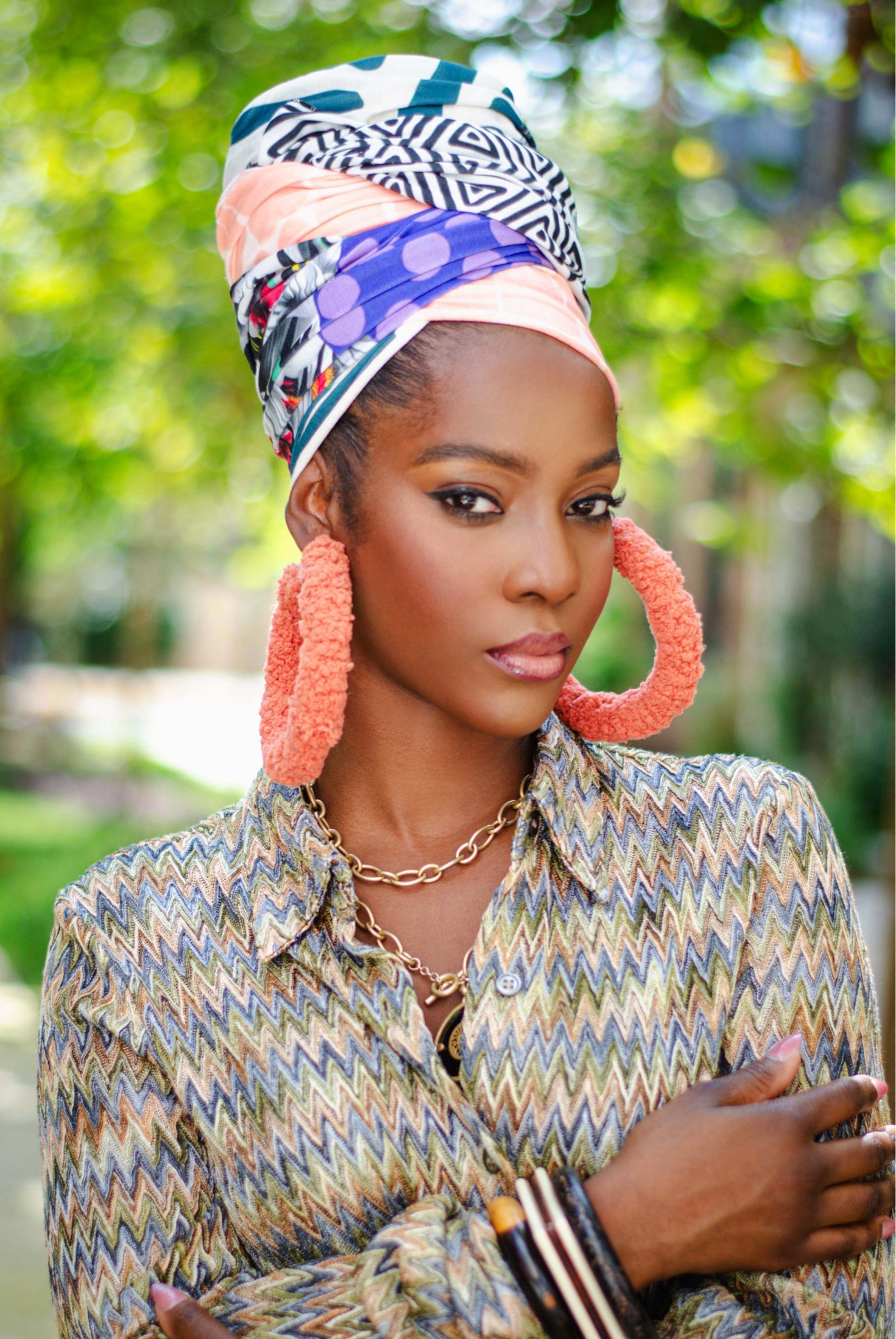 Teyana Stretch Knit Headwrap
