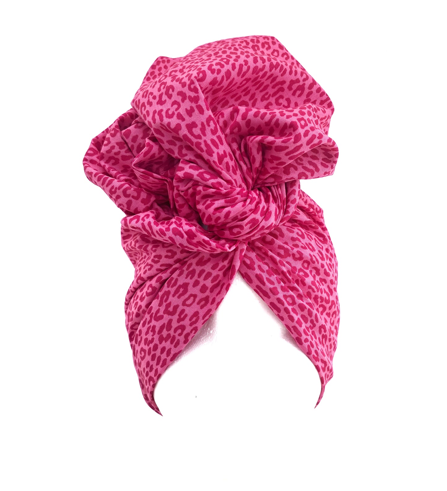 Pink Leopard Wire Headwrap