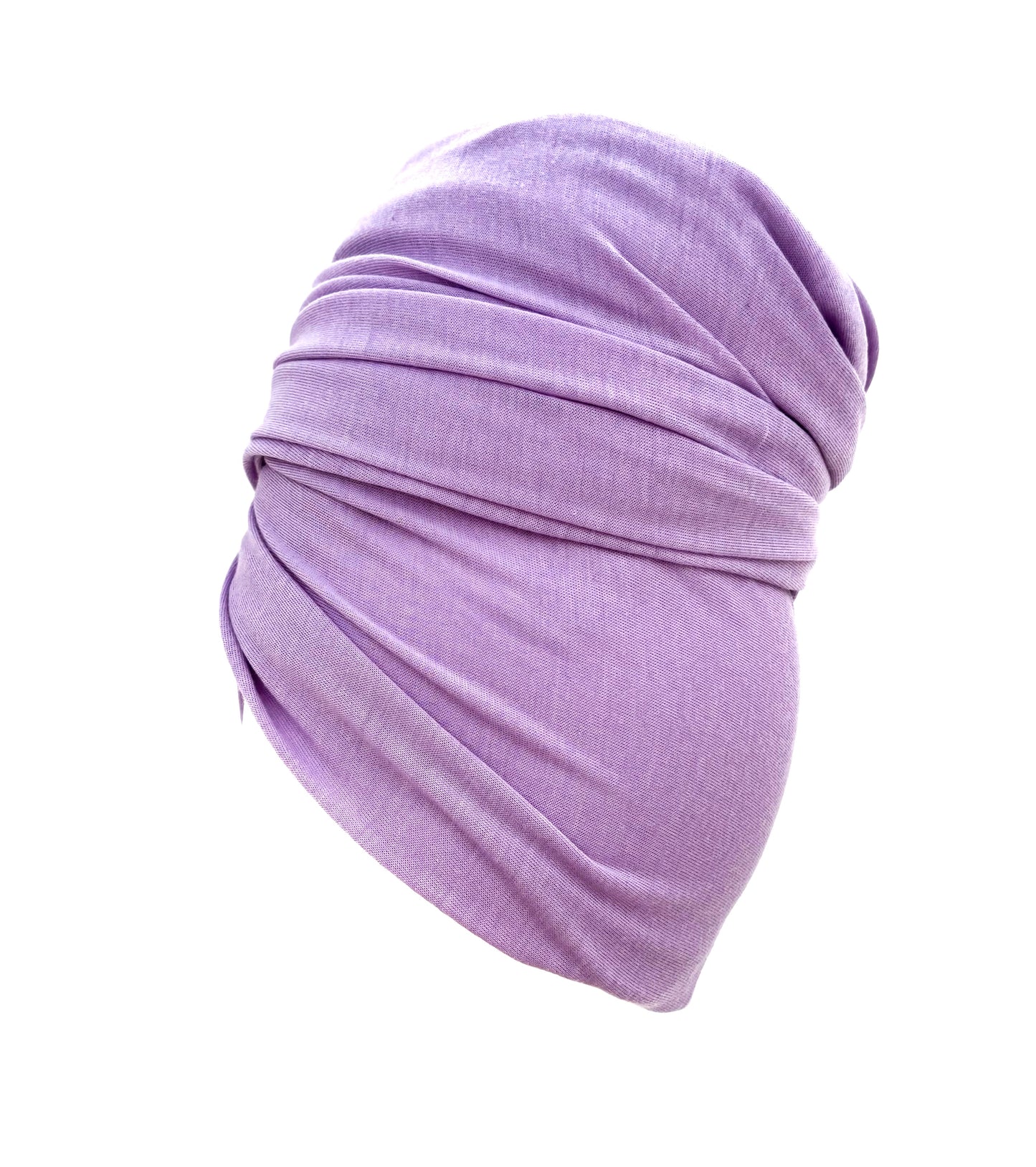 Lilac Purple Stretch Knit Headwrap