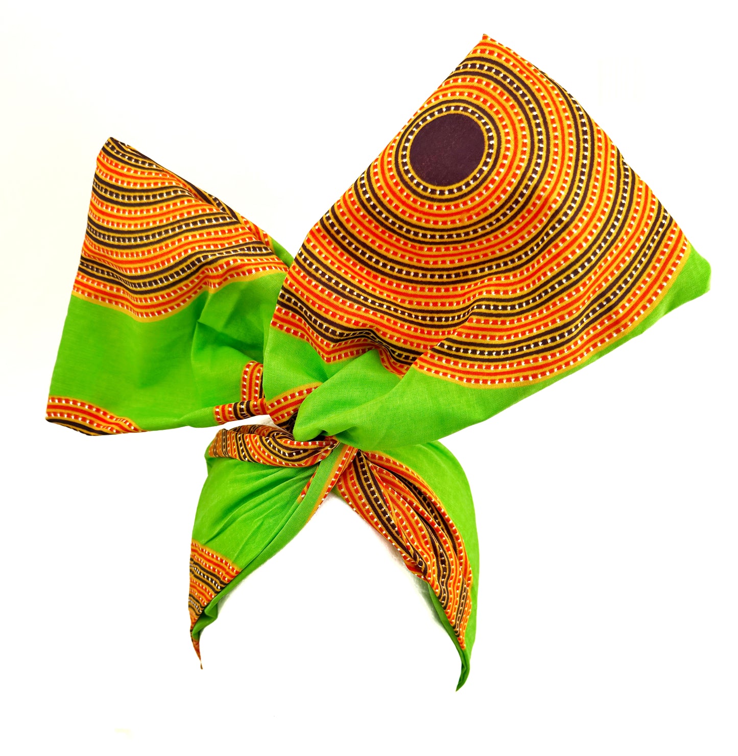 Lime African Print Headband