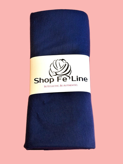 Navy Stretch Knit Headwrap