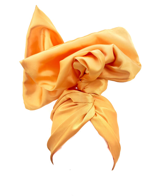 Yellow Satin Wire Headband