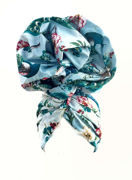 Peacock Wire Headwrap