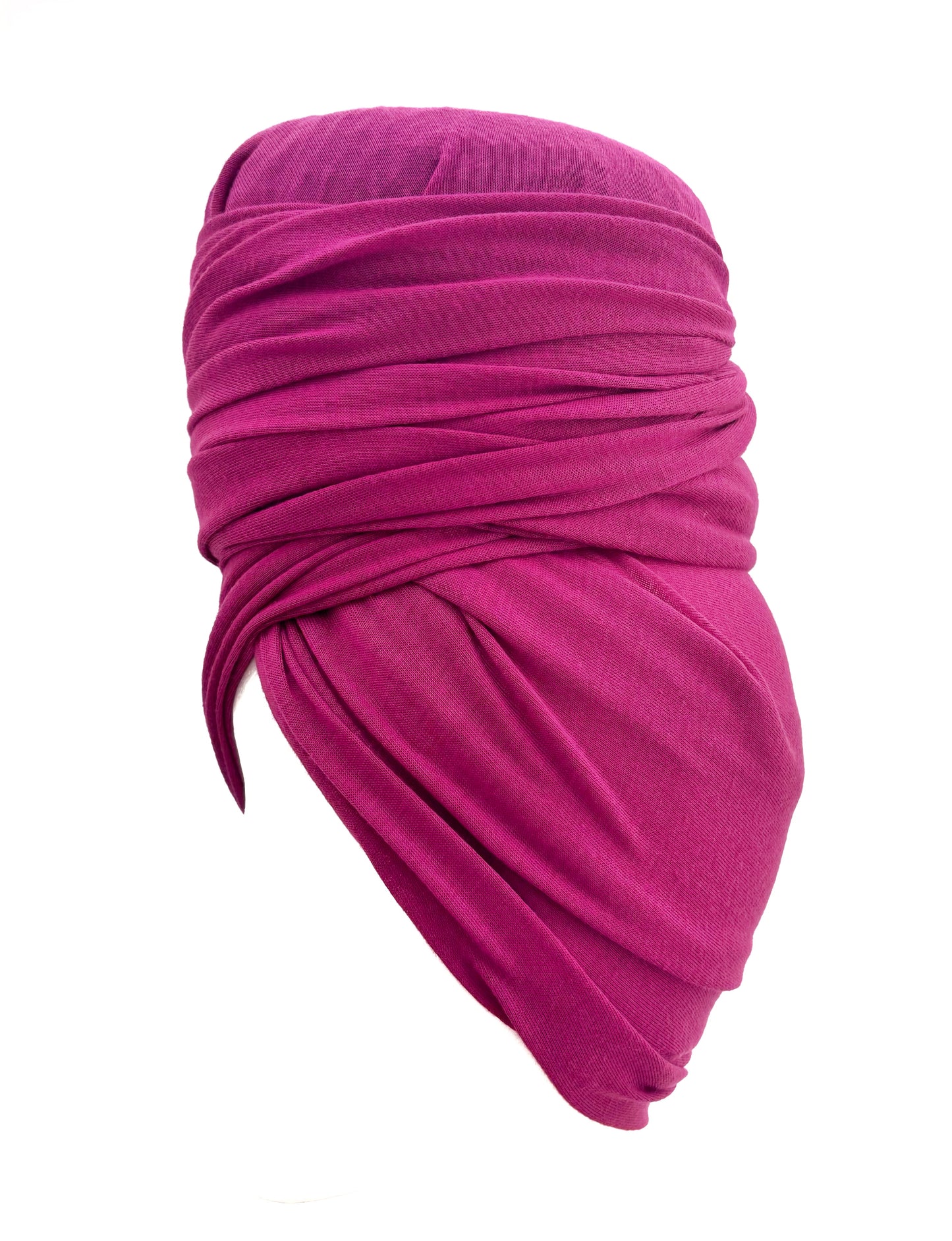 Dark Magenta Stretch Knit Headwrap