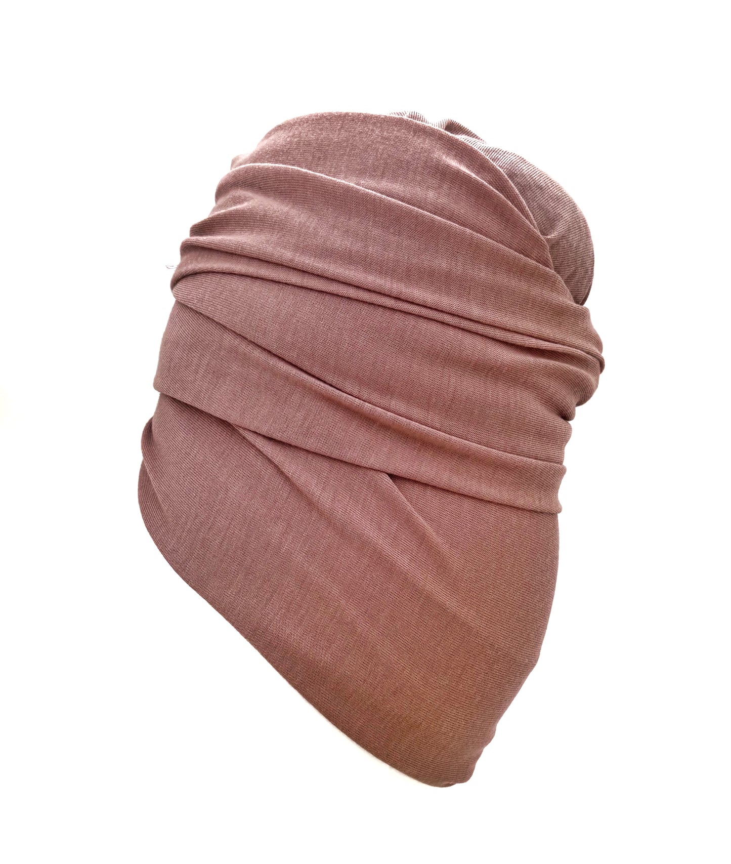 Tan Brown Stretch Knit Headwrap