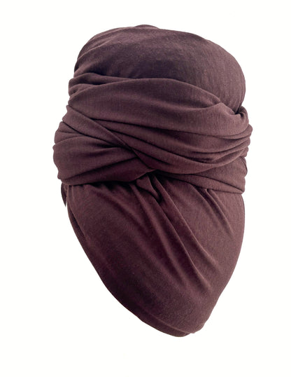 Coffee Stretch Knit Headwrap