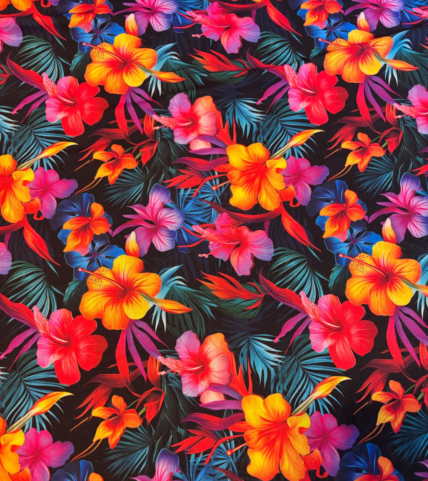 Tropical Neon Stretch Knit Headwrap