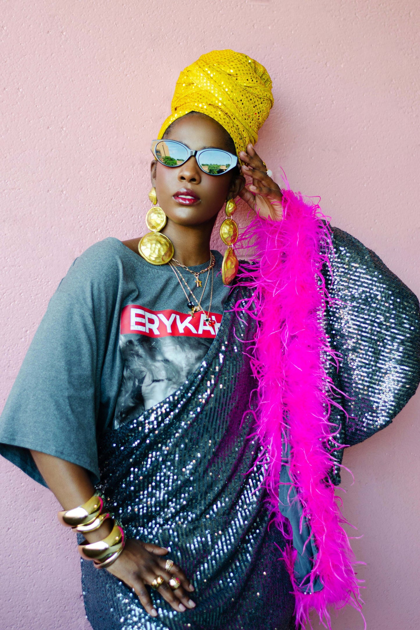 Sequin Golden Hour Headwrap