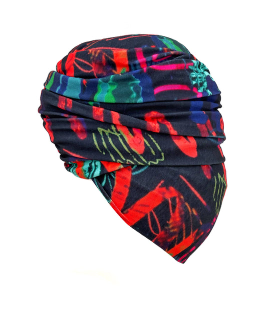 Abstract Stretch Knit Headwrap