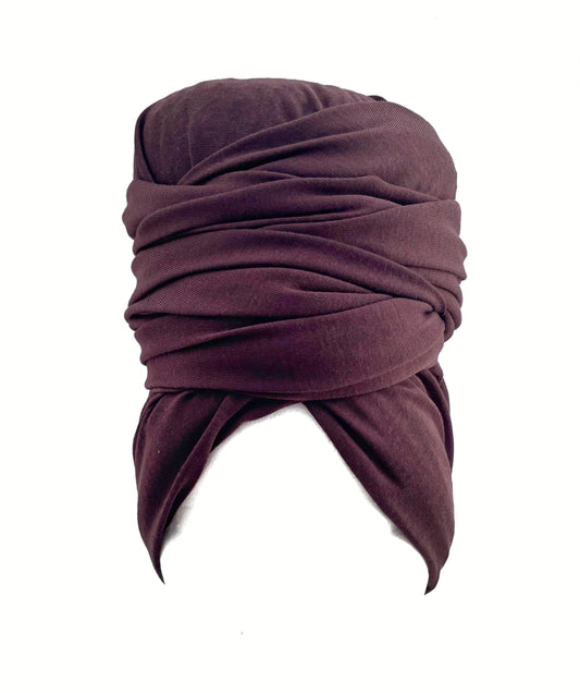 Coffee Stretch Knit Headwrap