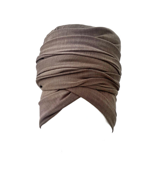 Olive Green Stretch Knit Headwrap