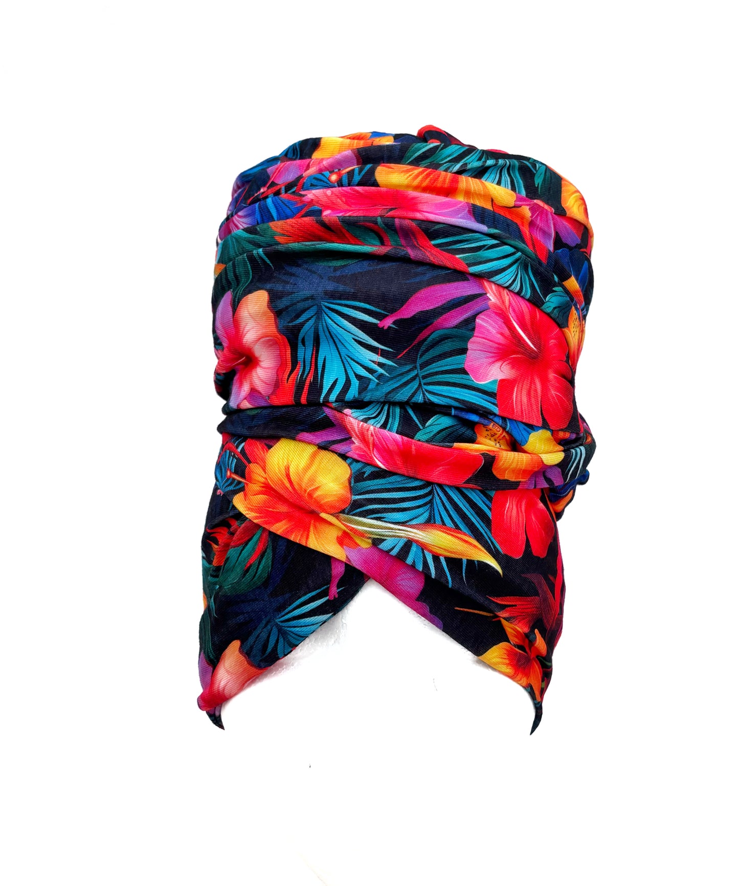 Tropical Neon Stretch Knit Headwrap