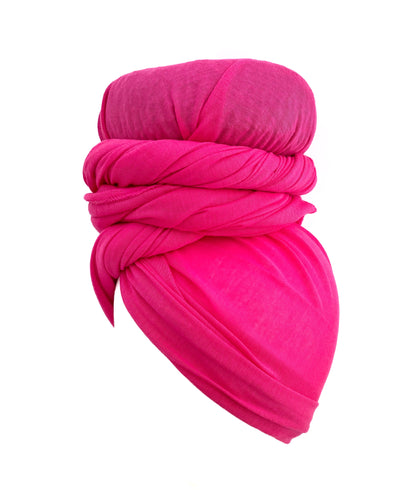 Hot Pink Stretch Knit Headwrap