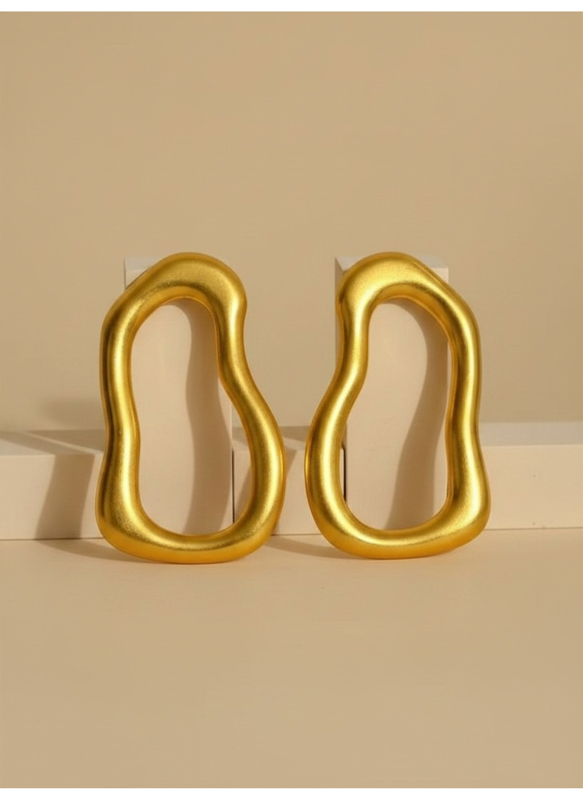 Wavy Hoop Earrings
