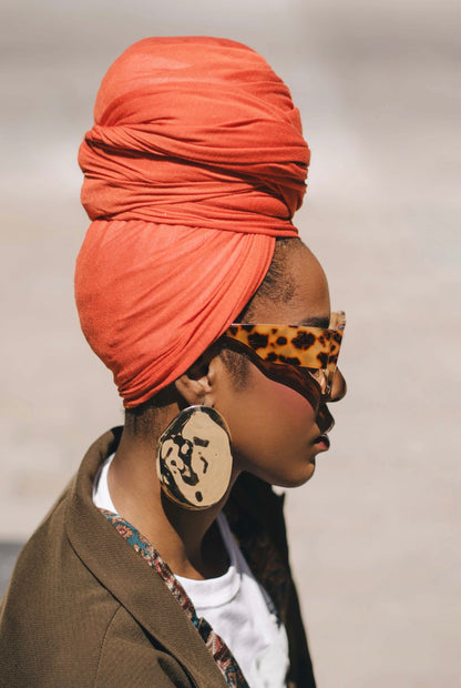 Textured Chunky Gold Earrings