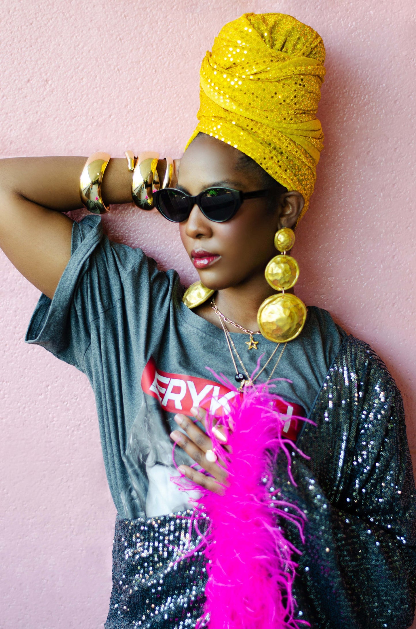 Sequin Golden Hour Headwrap