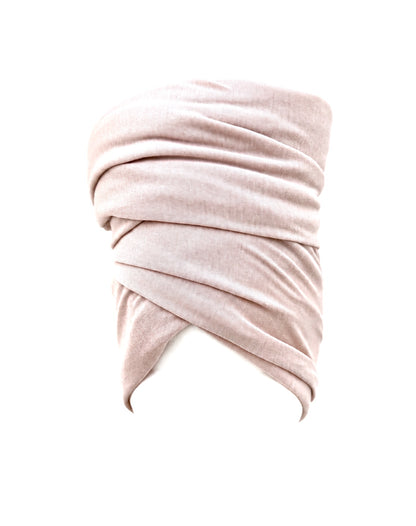 Champagne Stretch Knit Headwrap