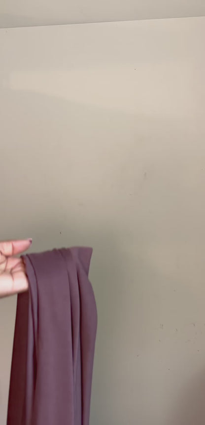 Dark Mauve Stretch Knit Headwrap