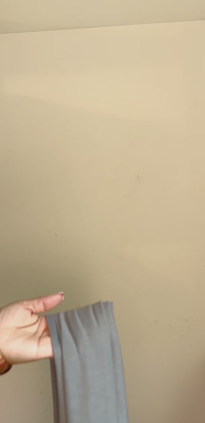 Gray Stretch Knit Headwrap