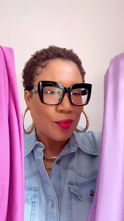 Orchid Stretch Knit Headwrap