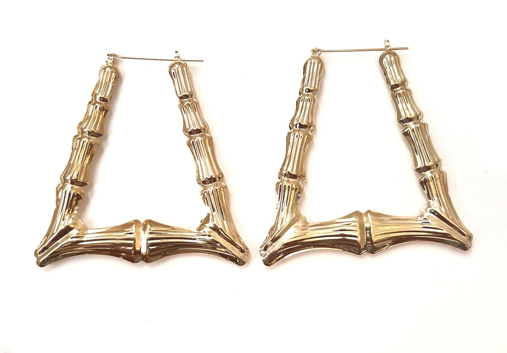 Smooth Triangle Bamboo Hoops